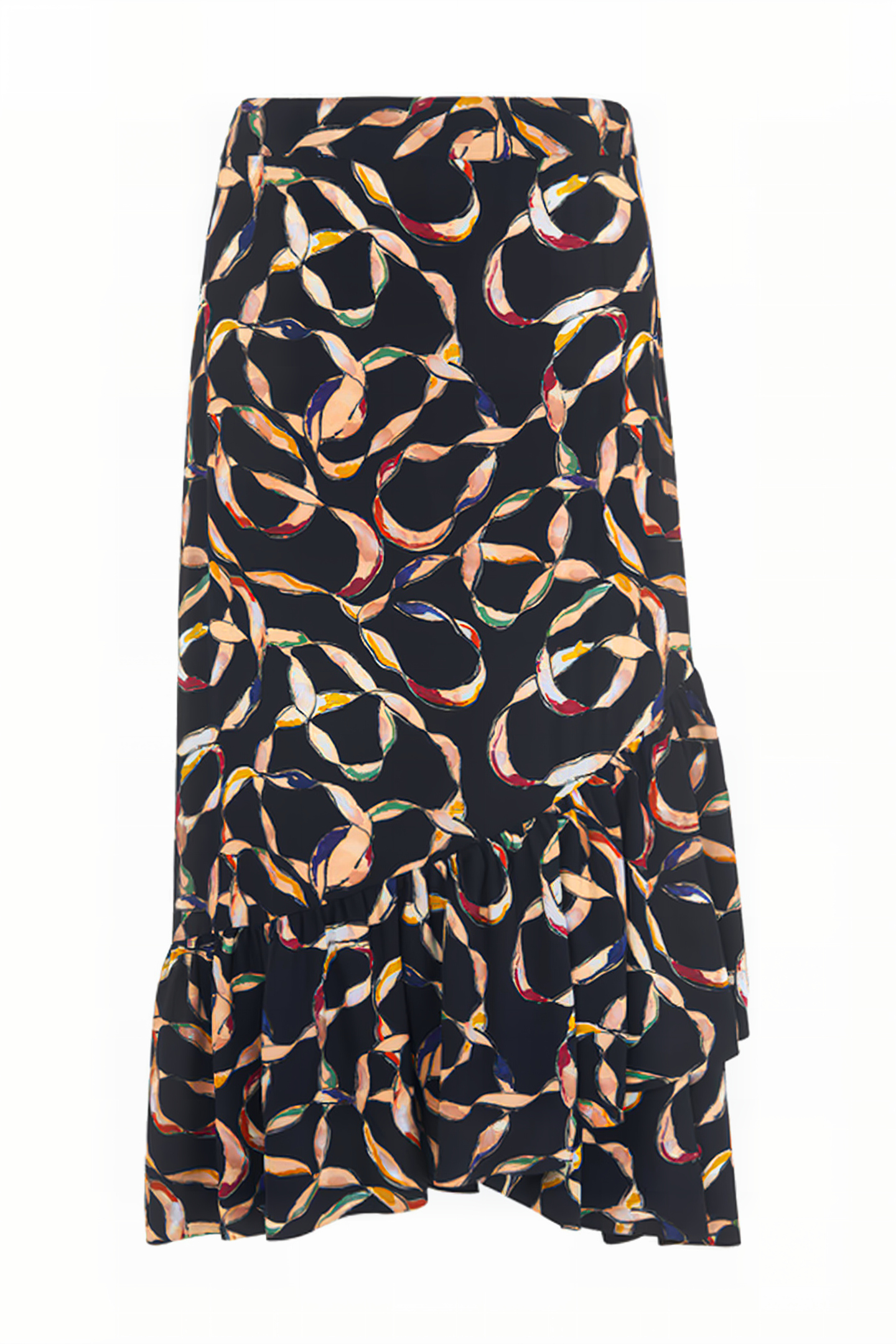 FLORENTIN MIDI SKIRT BLACK 1