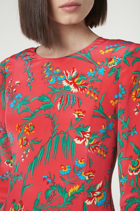 LEANIE MIDI DRESS PINK MULTICOLOR 3