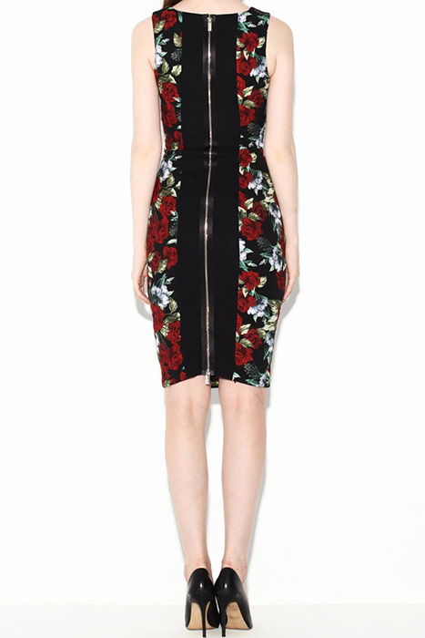 SUE ROSE DRESS JQ ROSES BLACK 5