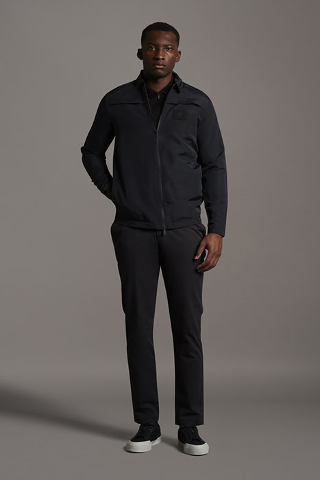 BLACK EAGLE YOKE DETAIL OVERSHIRT JET BLACK 3