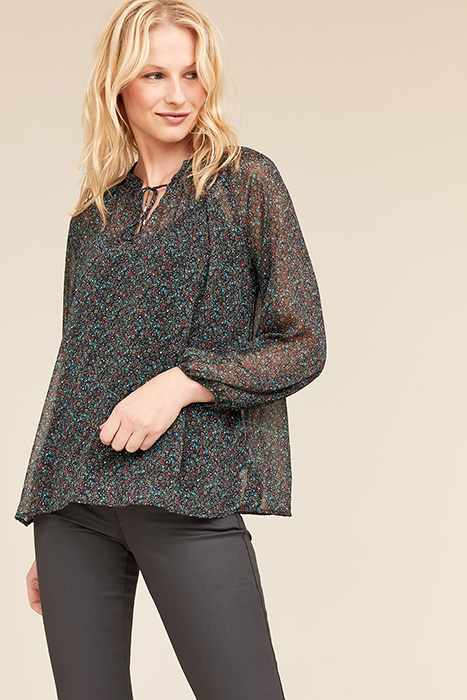 COSMOS - KHAKI LIBERTY PRINT TOP 2