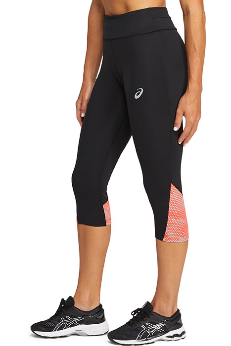 SPORT RFLC KNEE TIGHT PERFORMANCE BLACK/FLASH CORAL 2