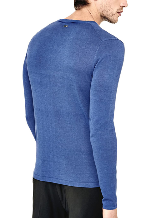 BLOCKING CREW NECK L/SLEEVE COBALT 2