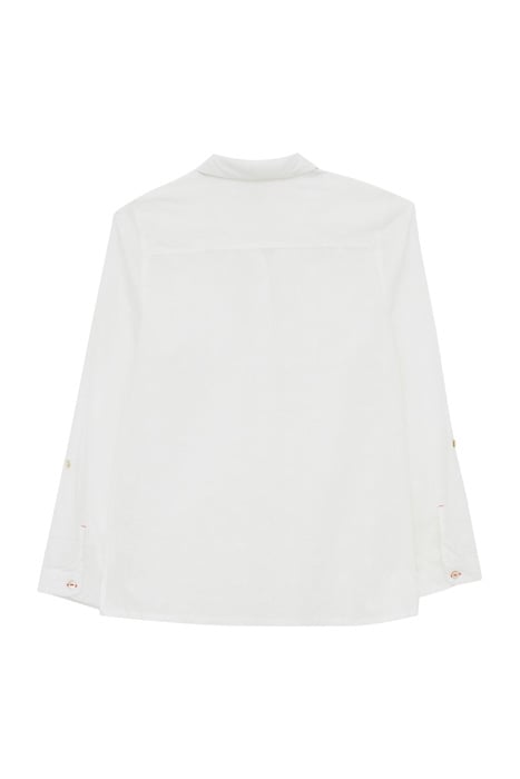 EMILY EMBROIDERED SHIRT PALE IVORY 2