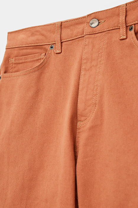 SKYE TWILL STRAIGHT 7/8 JEAN LGT BROWN 6