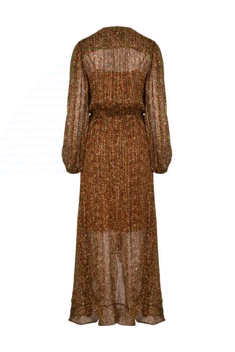 FLIRTY PRINT LONG DRESS MULTICOLOUR 4