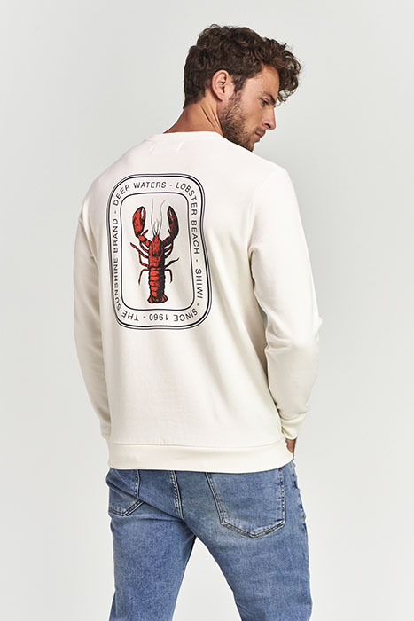 MEN SWEATER LOBSTER CREME WHITE 3