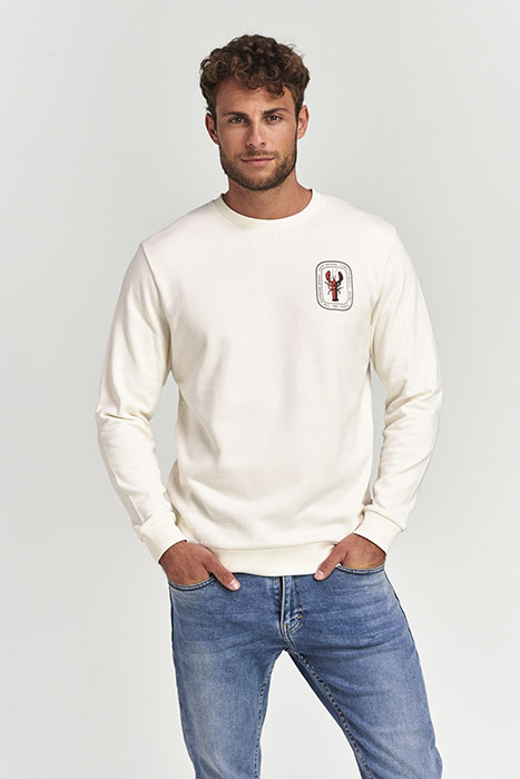 MEN SWEATER LOBSTER CREME WHITE 2