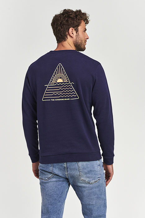 MEN SWEATER TRIANGLE DARK NAVY 3