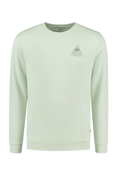 MEN SWEATER TRIANGLE MINTY PISTACHE GREEN 1