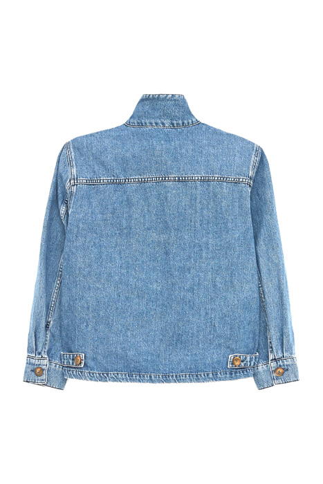 SLOUCHY DENIM UTILITY JACKET MID DENIM 2