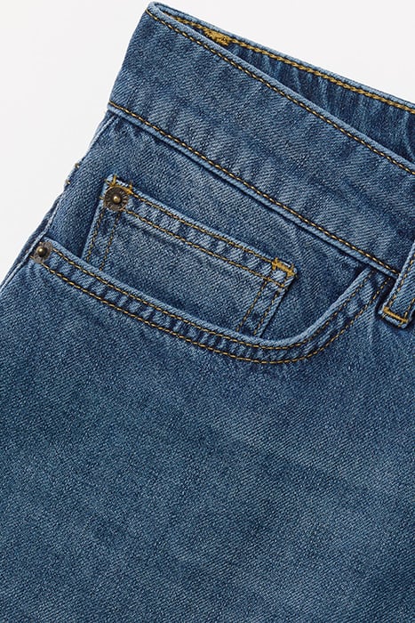 BOYFRIEND DENIM SHORTS MID DENIM 3