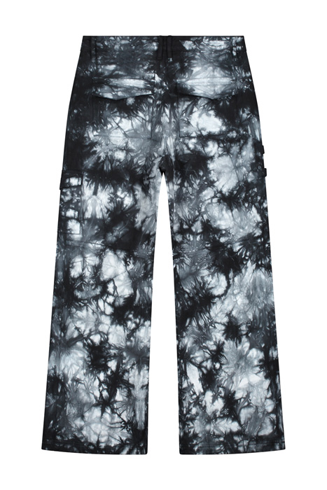 BLACK WHITE TIE DYE GEMMA PANTS 5