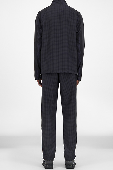 PURPLE CHECKED GOLE JACKET 2