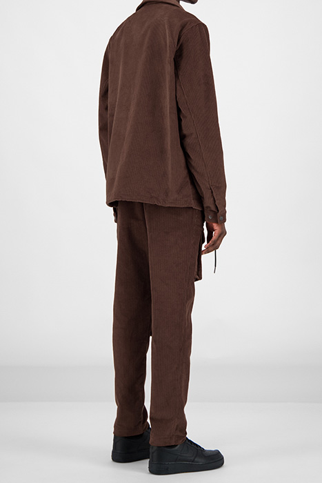 BROWN CORDUROY CARGO JACKET 2