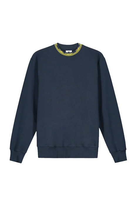 NAVY ERIB SWEATER 4