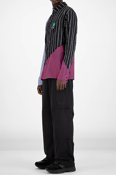 BLACK STRIPED HADEE SHIRT 3