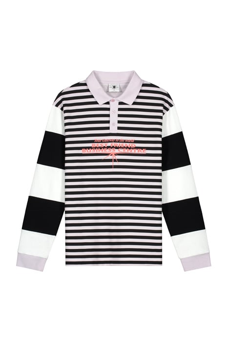 PINK BLACK STRIPED HAPOLO LONGSLEEVE 4