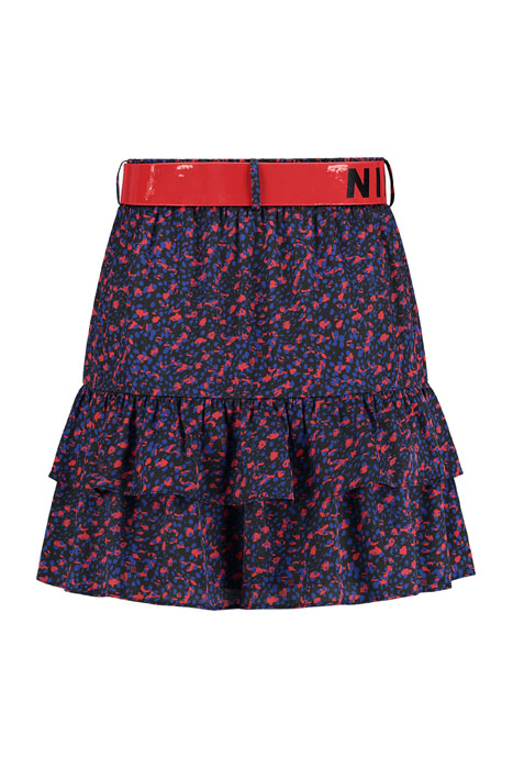 SINCLAIR SKIRT ROUGH RED 2