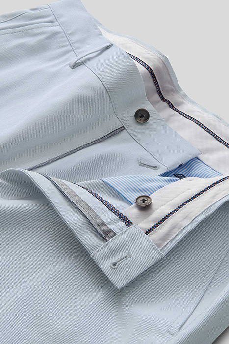 LIGHT BLUE EXTRA SLIM FIT FINE STRIPE TROUSER 4