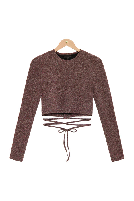 GOUDEN GLITTER TOP MET KOORD GOLD GOLD 10