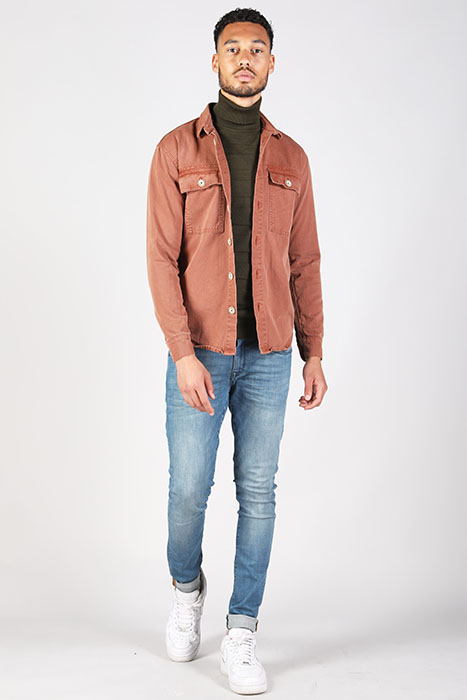 OVERHEMD RUSTY BROWN 5