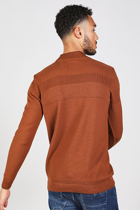 KNITWEAR RUSTY BROWN 3