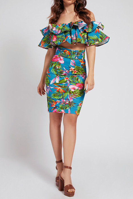 NURAL SKIRT ANTHURIUM JUNGLE BLU ANTHURIUM JUNGLE BLU 2