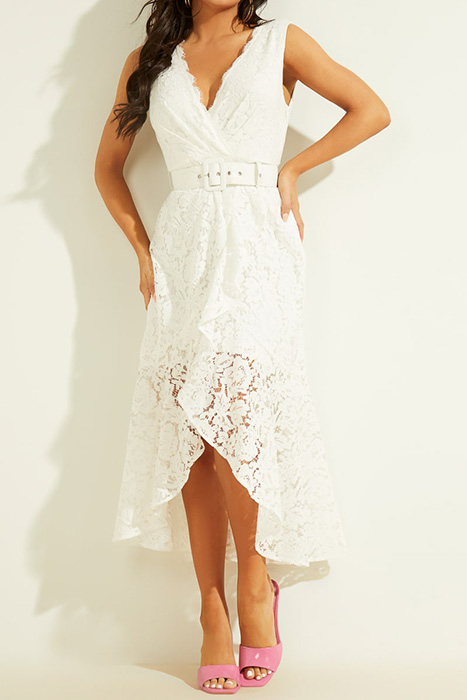 RANDA DRESS TRUE WHITE A000 TRUE WHITE A000 6