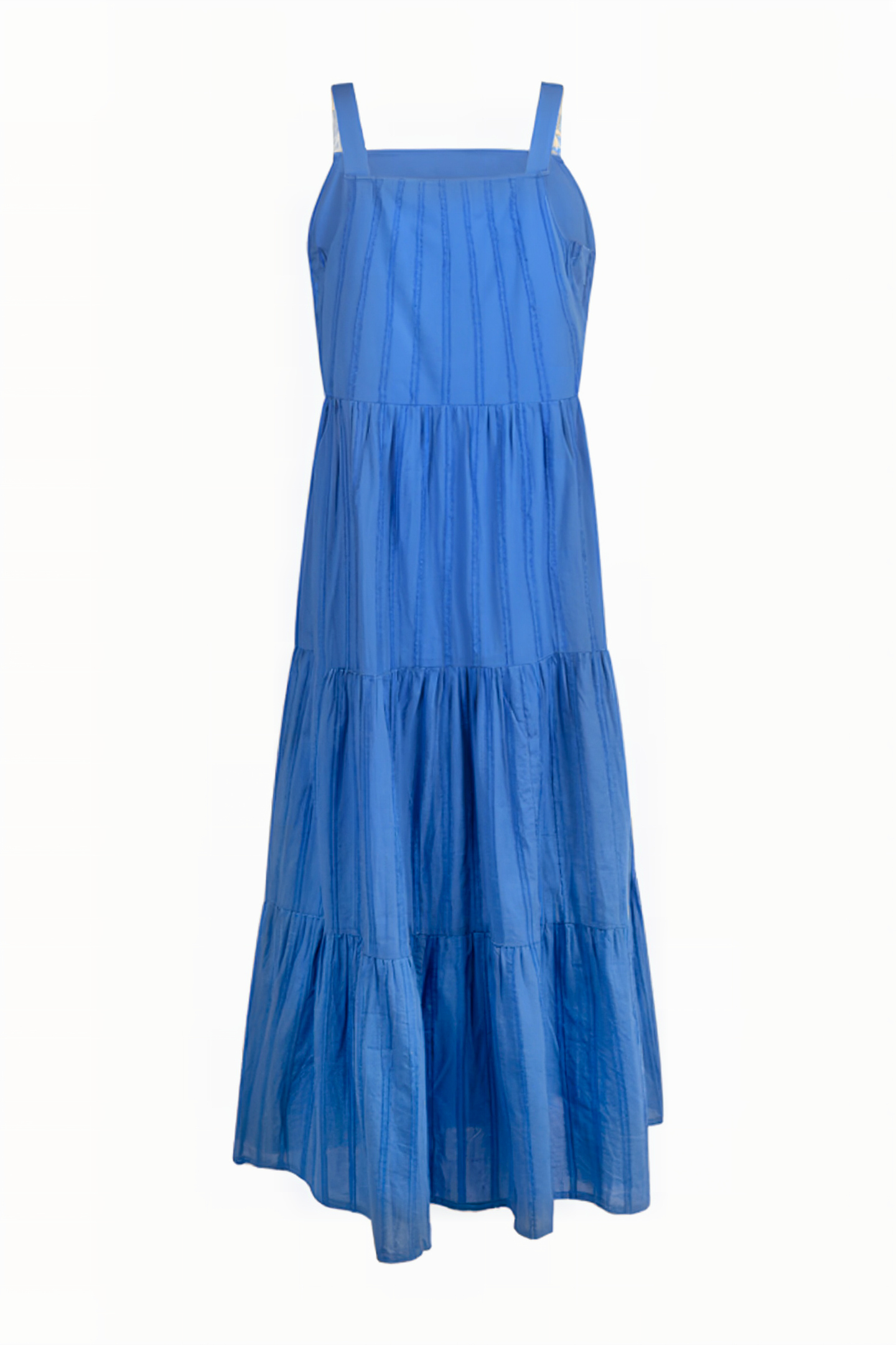 NISHA DRESS BRIGHT BLUE 2