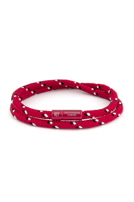 Sport nylon bracelet in red