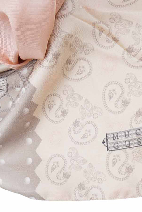 SILK TRIANGLE SCARF ST. TROPEZ PASTEL PATCHWORK 2