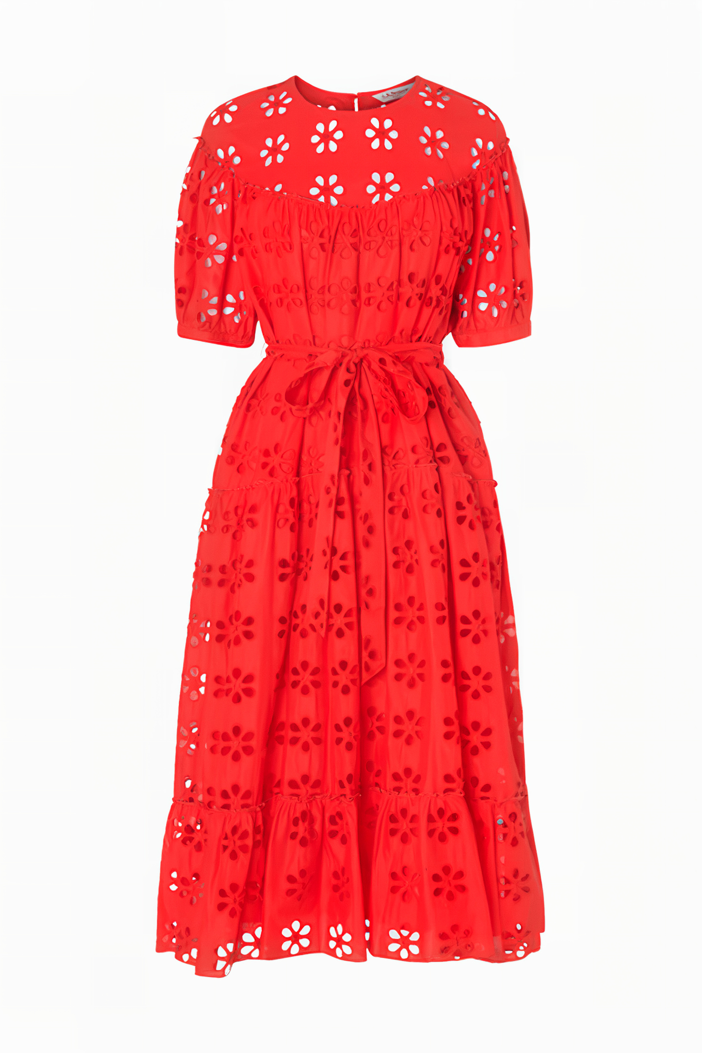 REGO MIDI DRESS RED 4