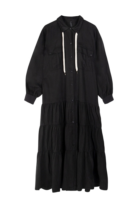 MAXI SHIRT DRESS BLACK 1