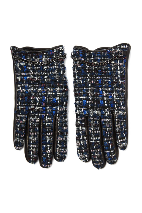 K/kurl tweed glove 8 black/mult