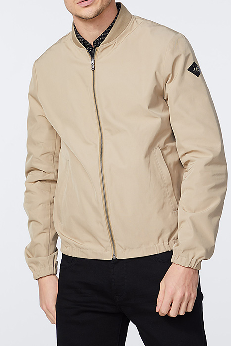 Beige&prince of wales reversible bomber...
