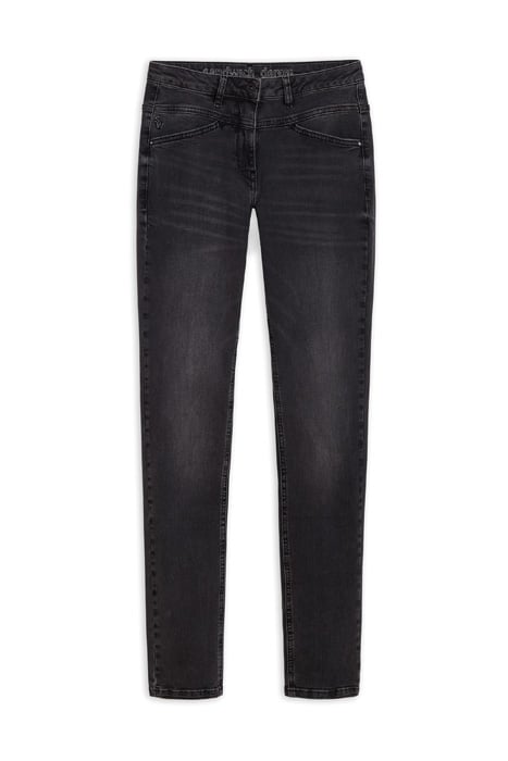 TROUSERS CASUAL LONG ON GREY DENIM STRETCH WASHED GREY DENIM 2