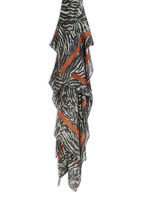 SCARF WOVEN ON MODAL SCARVES WASHED JADE 2