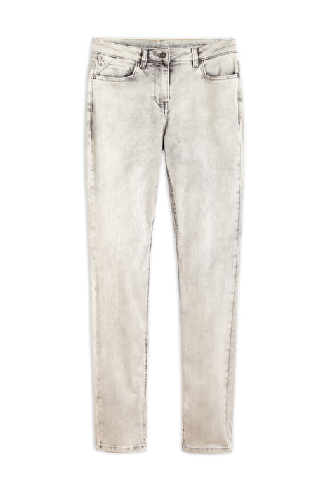 TROUSERS WOVEN LONG BLEACHED DENIM GREY 2