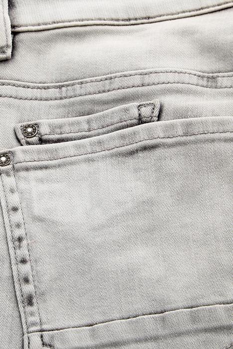 TROUSERS WOVEN LONG BLEACHED DENIM GREY 5