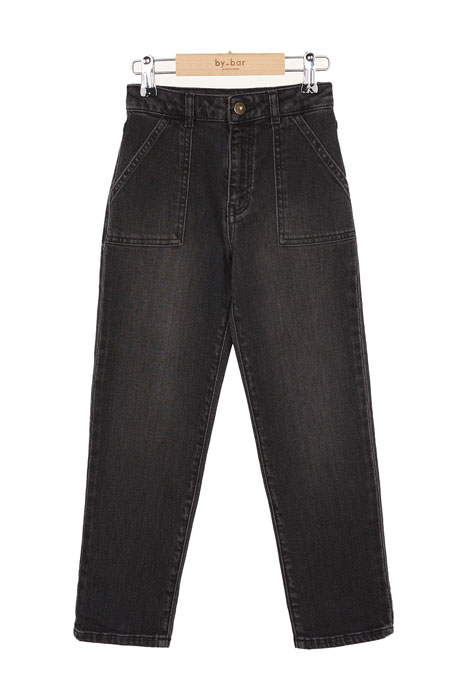 GIRLS SMILEY PANT JET BLACK 1