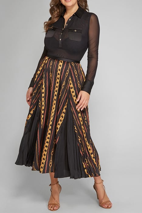 MARCIANO BY GUESS LILY MESH BODYSUIT JET BLACK 6