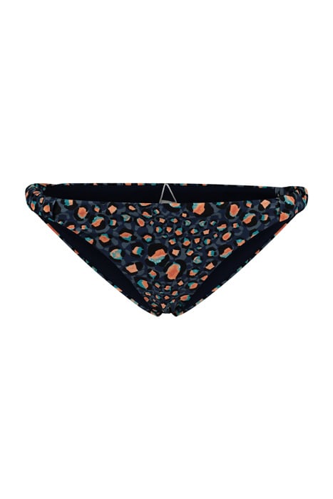 LADIES LEOPARD SPOT VINTAGE LOW BRIEF POSEIDON BLUE 3
