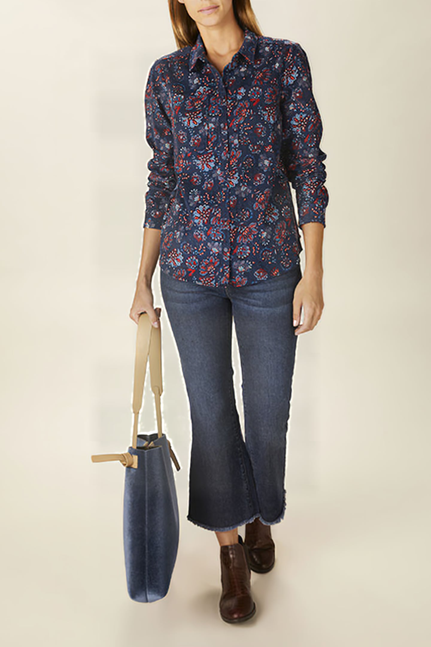 SHIRT WITH CHEST POCKETS BLUE 4