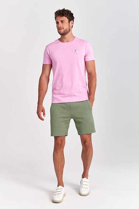 MEN SWEATSHORT PIQUE MAVIS HEDGE GREEN 4