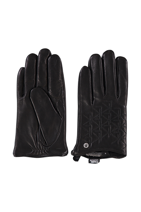 K/kurl full leather gloves a999 black