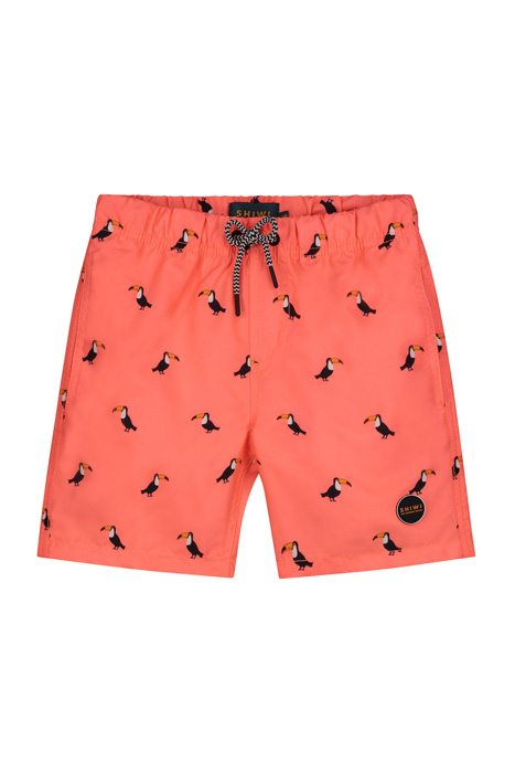 BOYS SWIMSHORT TUCAN NEON ORANGE by Shiwi