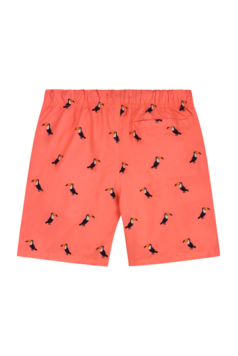 BOYS SWIMSHORT TUCAN NEON ORANGE 2
