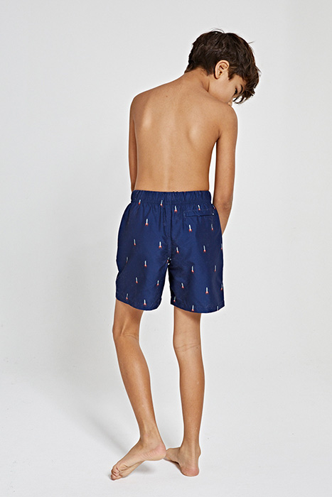 BOYS SWIMSHORT ROCKET DARK NAVY BLUE 4