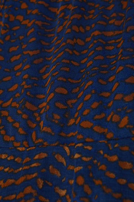 ZACHTE JURK MET PRINT 23001865 EVENING BLUE 2